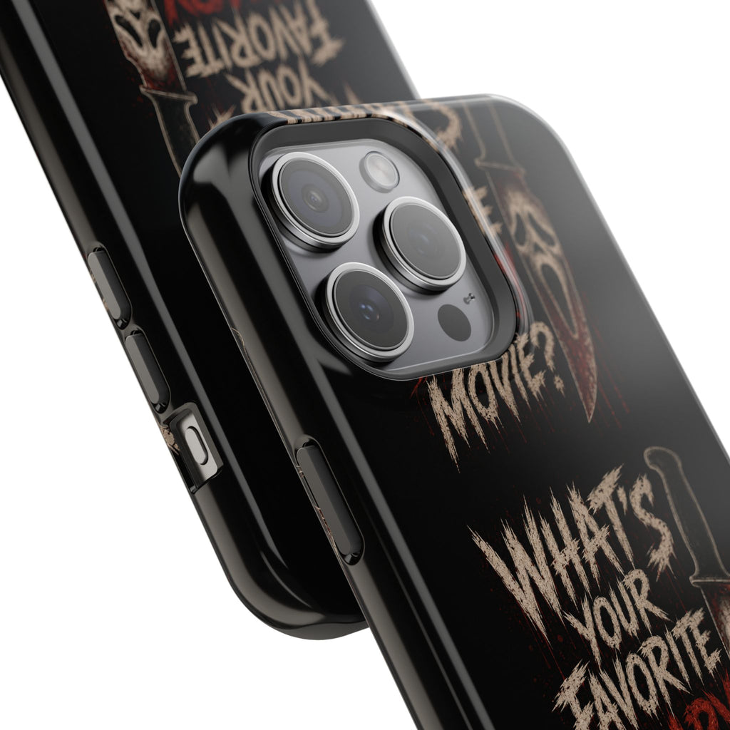 Scream 'What's Your Favorite Scary Movie?' Magnetic Impact Phone Case