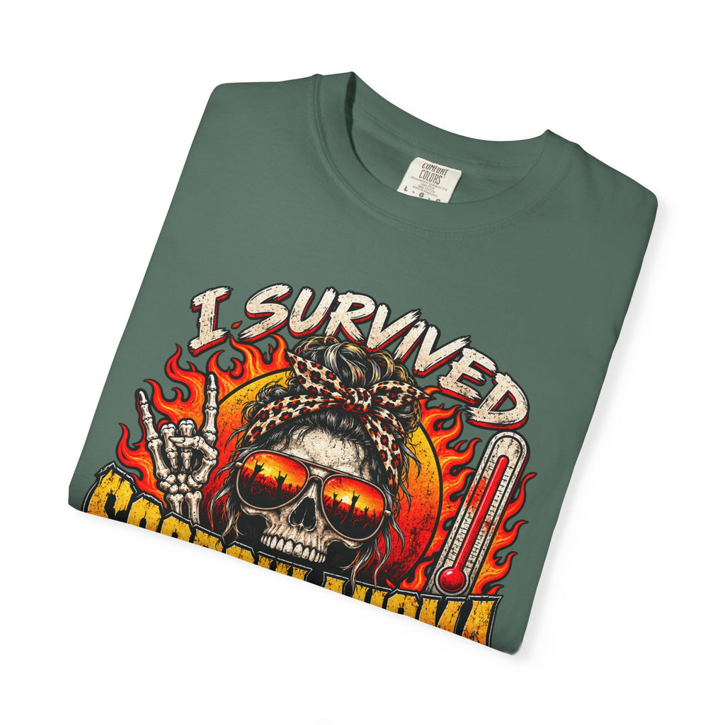 I Survived Scorchlahoma 2025 T-Shirt — Rock Festival Skull & Flames Souvenir