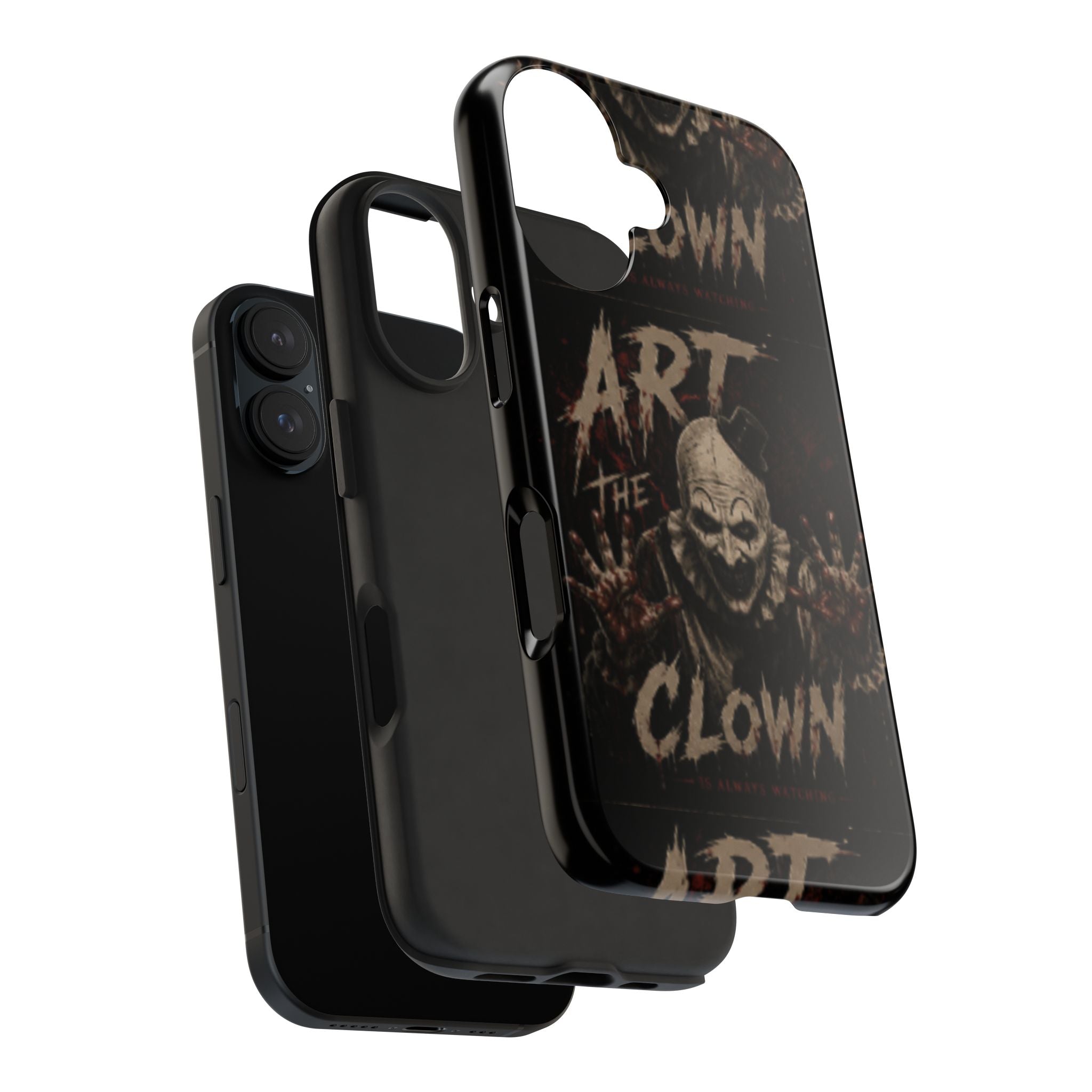 Horror Clown Tough Phone Case — 'Art the Clown' Scary Protective Cover