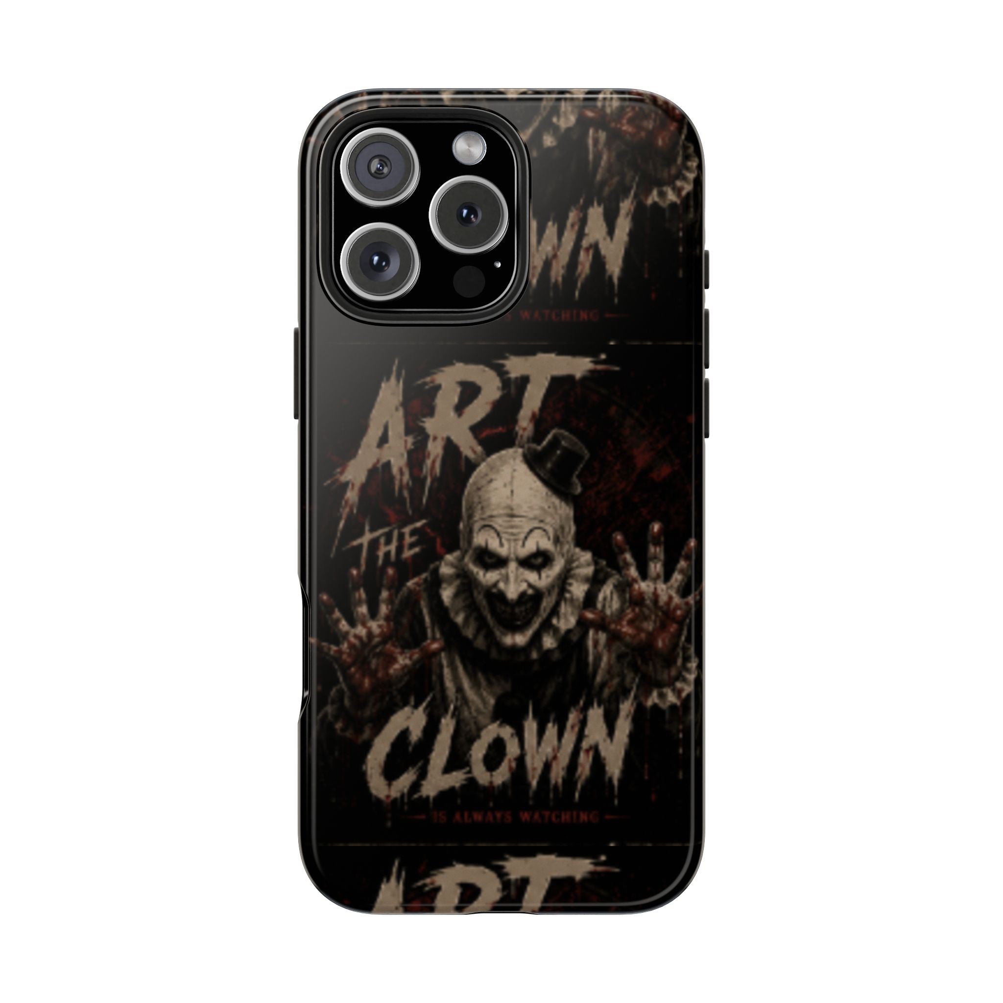Horror Clown Tough Phone Case — 'Art the Clown' Scary Protective Cover