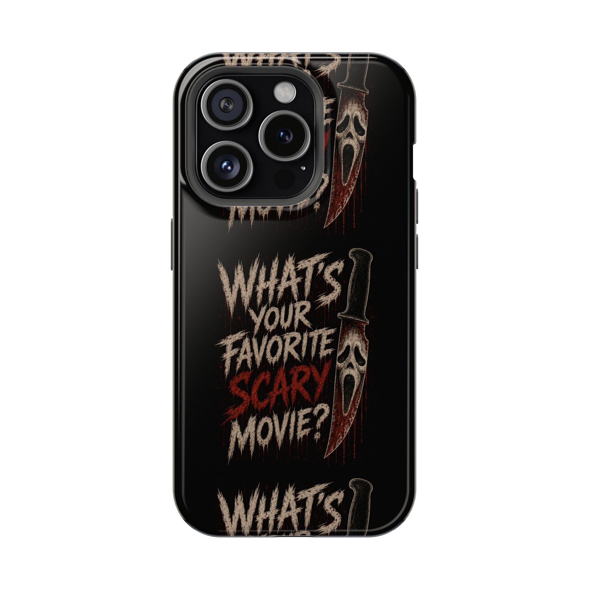 Scream 'What's Your Favorite Scary Movie?' Magnetic Impact Phone Case