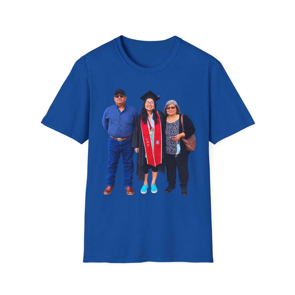 Graduation Family Photo T-Shirt — Custom Grad Portrait Tee