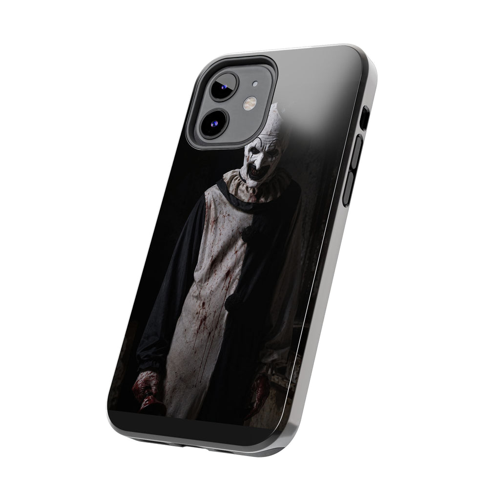 Horror Clown Tough Phone Case – Dark Scary Masked Killer Design for Halloween
