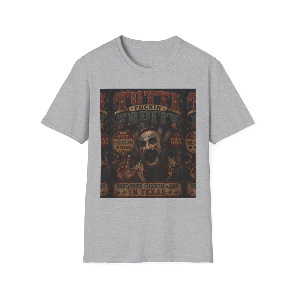 Skull Circus Tee — Retro Tattoo Horror Graphic T-Shirt