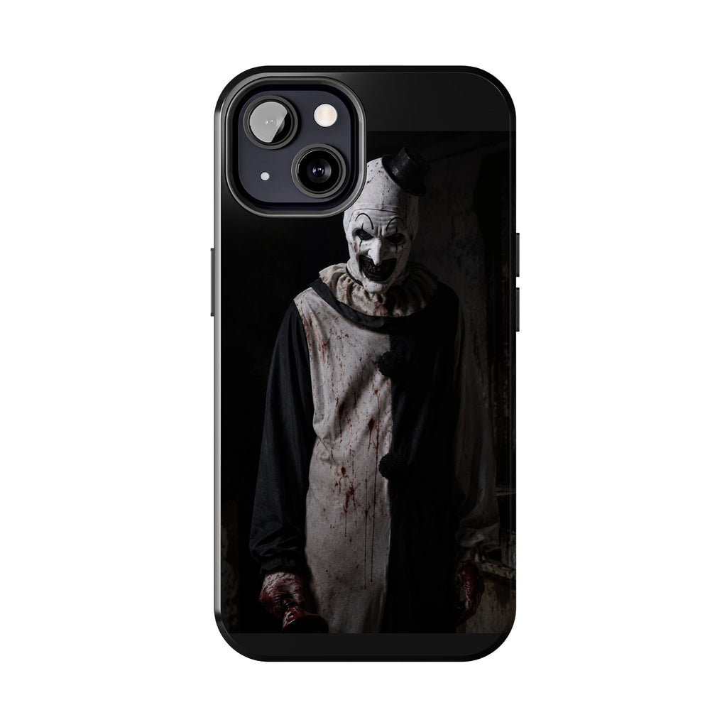 Horror Clown Tough Phone Case – Dark Scary Masked Killer Design for Halloween