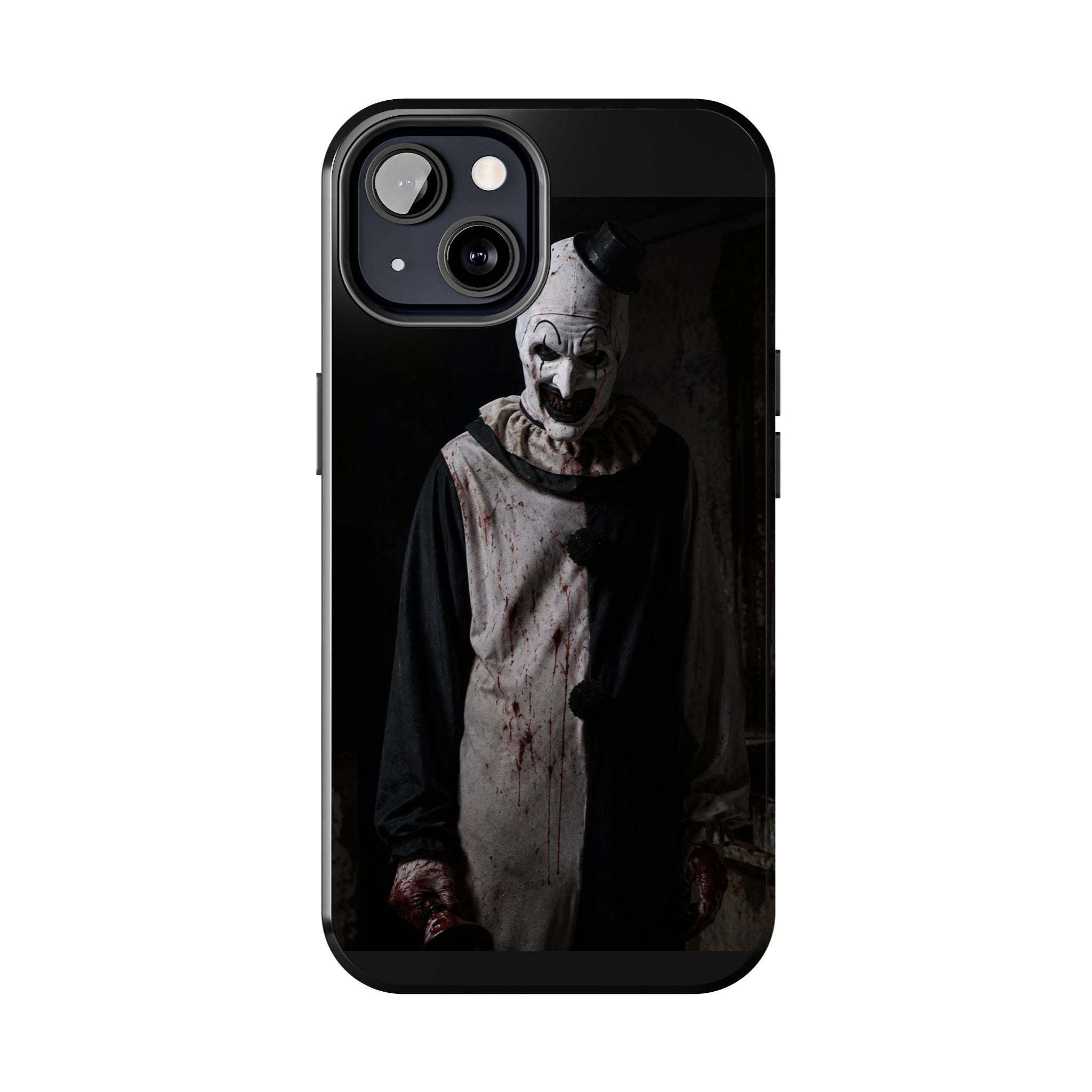 Horror Clown Tough Phone Case – Dark Scary Masked Killer Design for Halloween