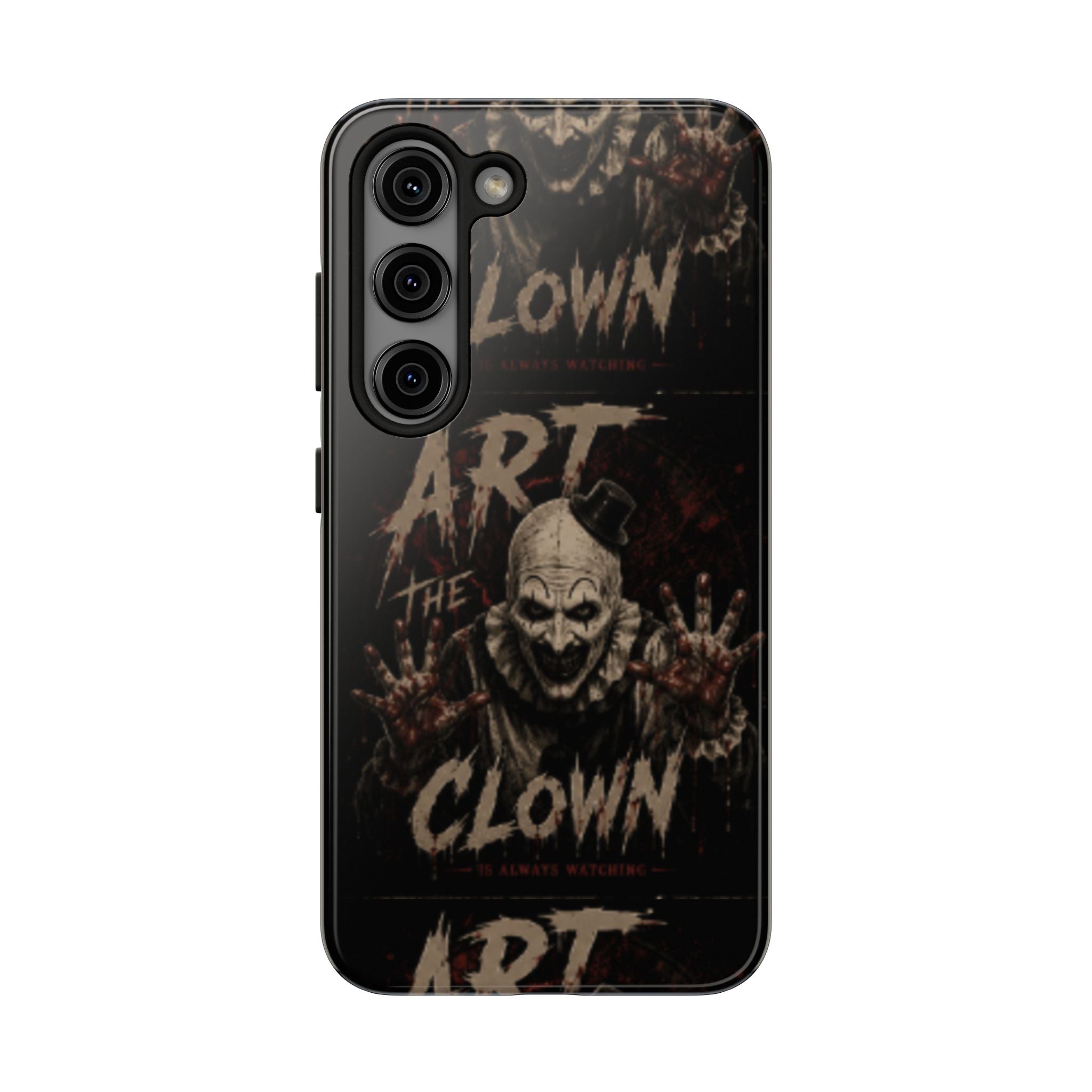 Horror Clown Tough Phone Case — 'Art the Clown' Scary Protective Cover