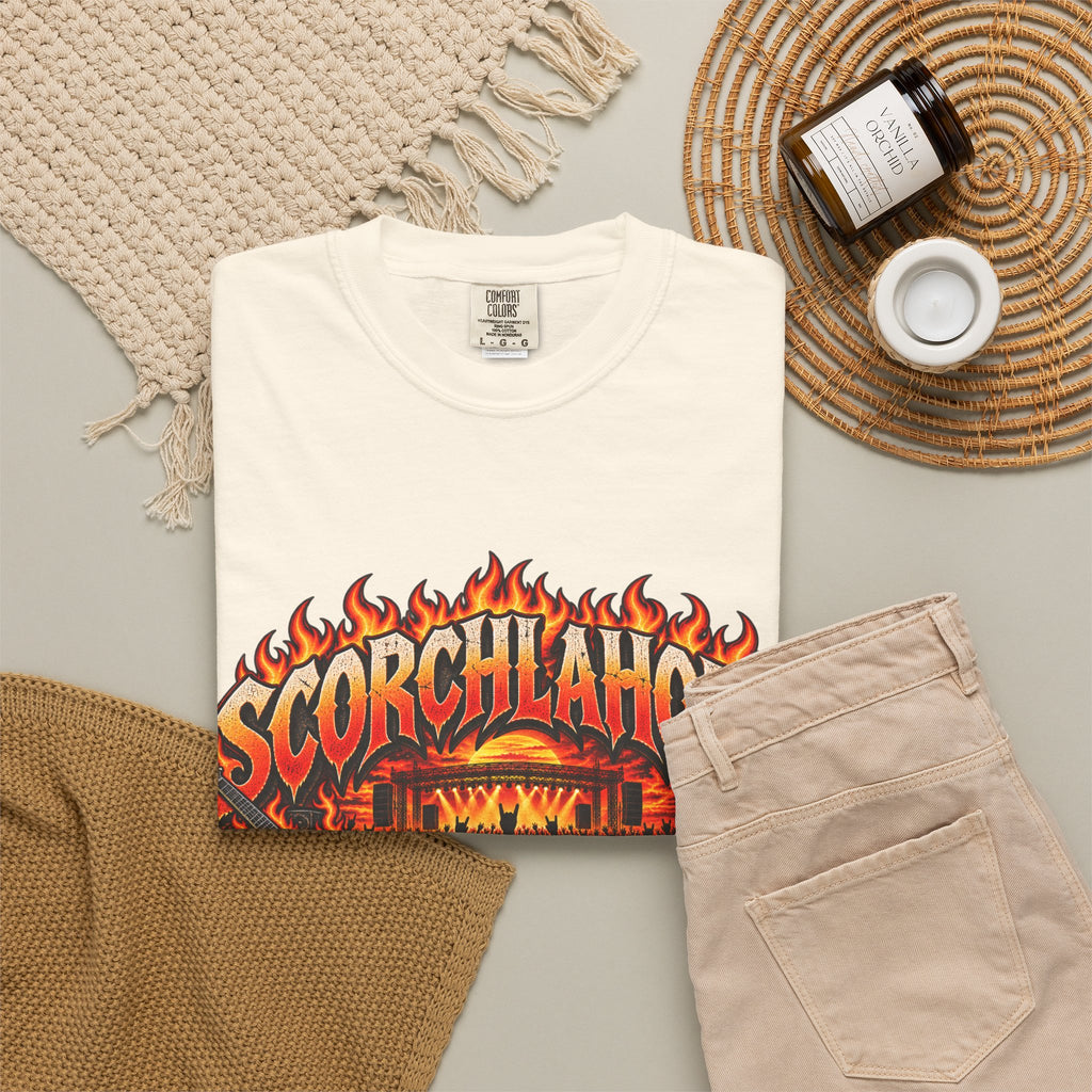 T-Shirt — Scorchlahoma 2026 Flame Graphic Tee