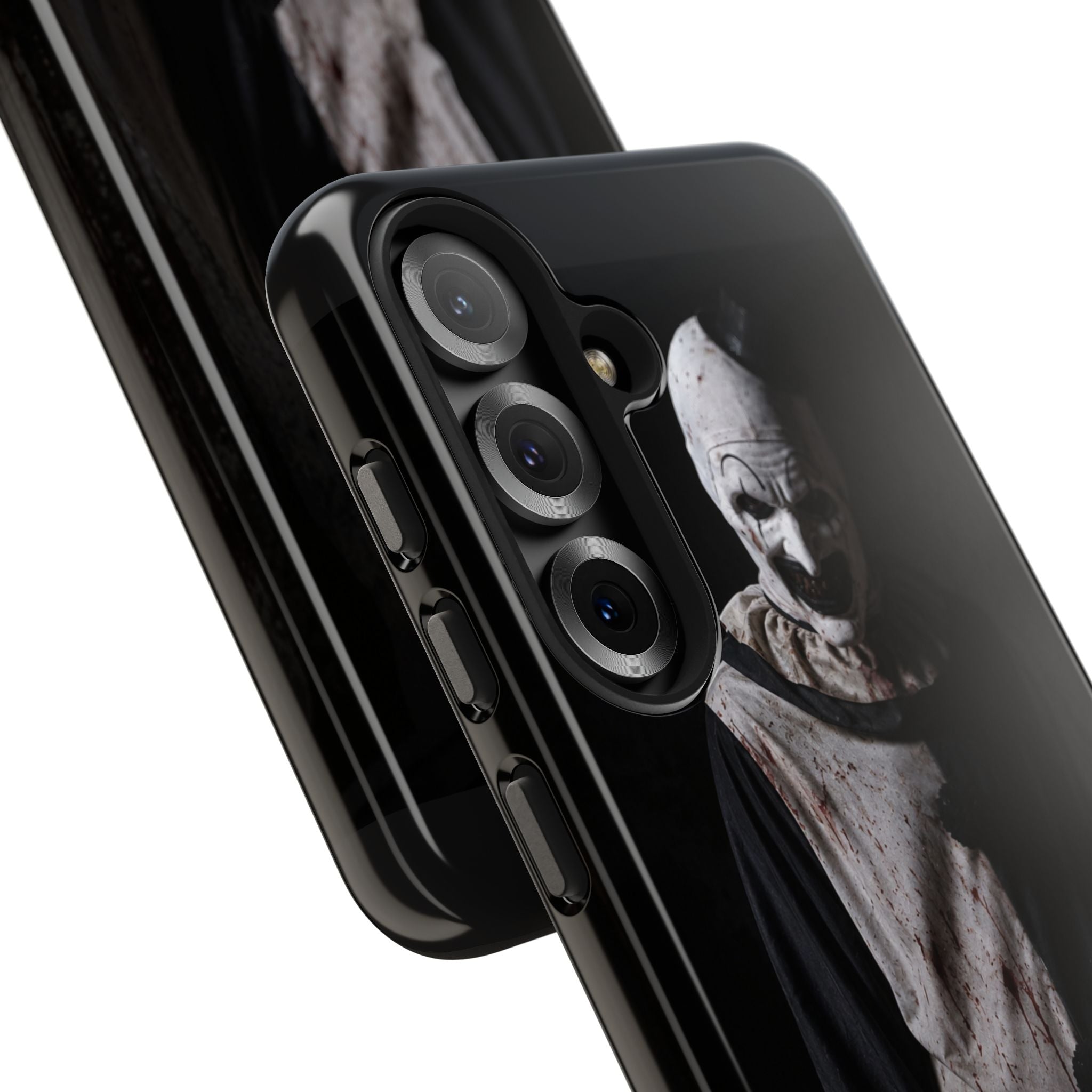 Horror Clown Tough Phone Case – Dark Scary Masked Killer Design for Halloween