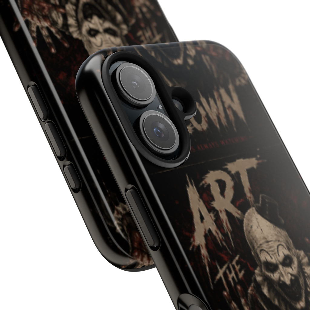 Horror Clown Tough Phone Case — 'Art the Clown' Scary Protective Cover
