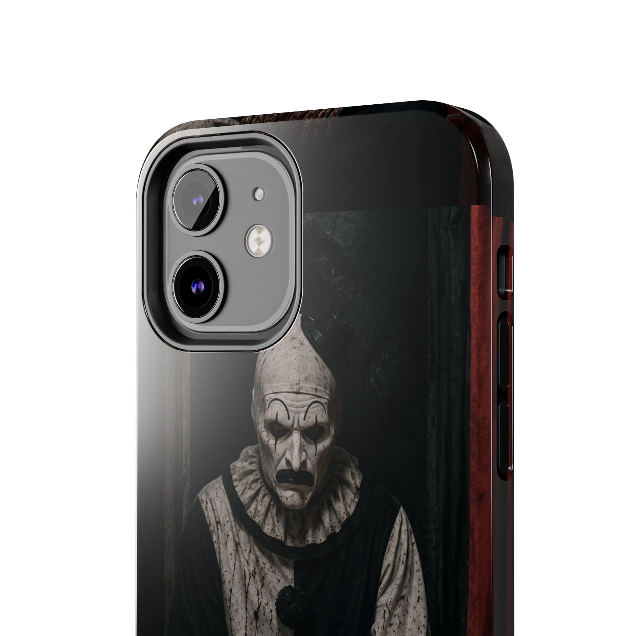 Horror Clown Tough Phone Case — Dark Creepy Circus Scary Protective Cover