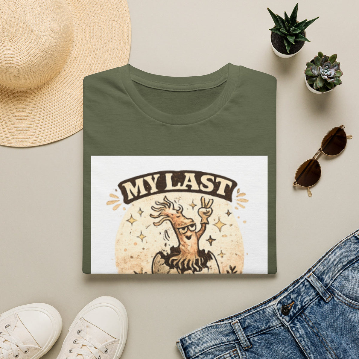 T-Shirt — "My Last Brain Has Left the Chat" Funny Skeleton Tree Graphic Tee