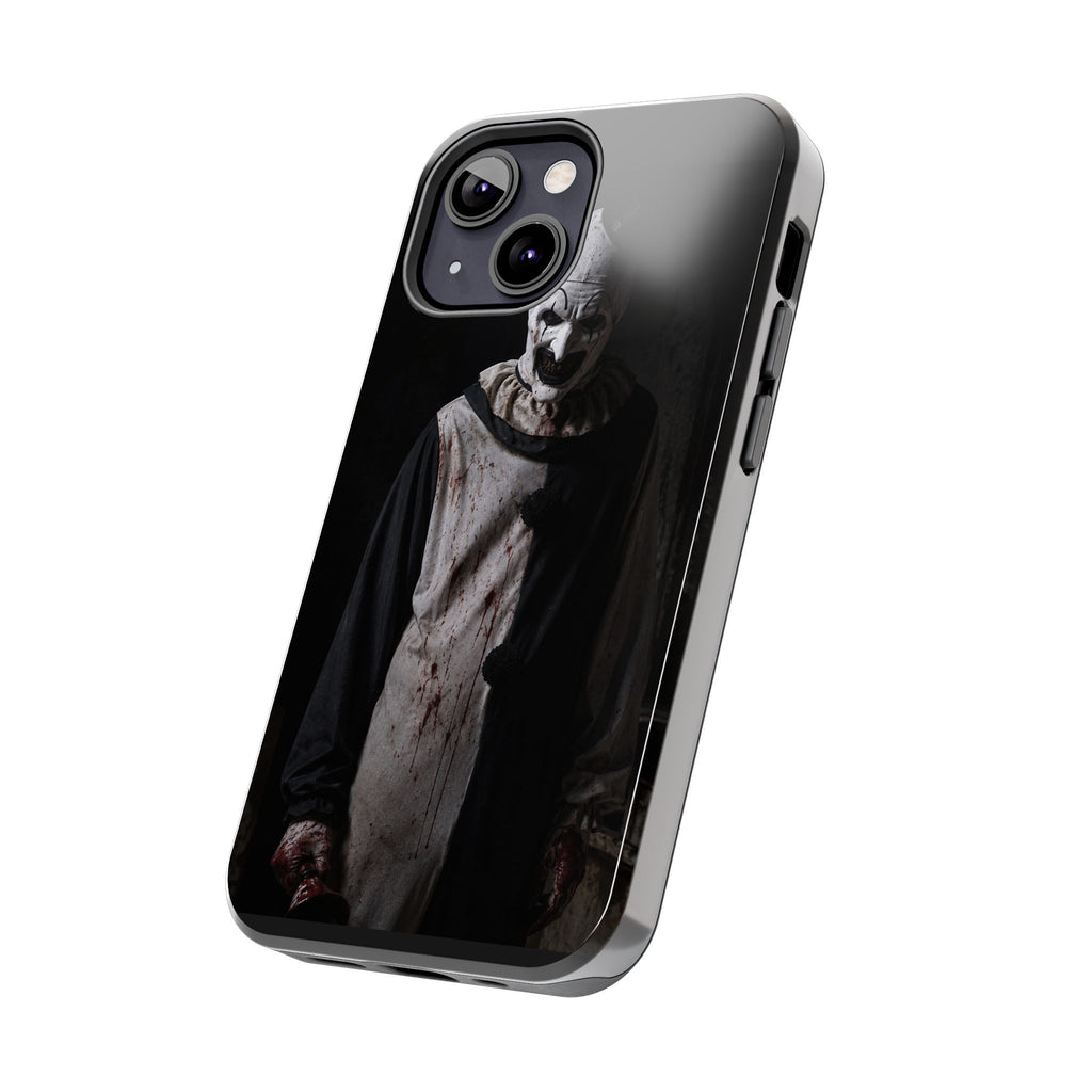 Horror Clown Tough Phone Case – Dark Scary Masked Killer Design for Halloween
