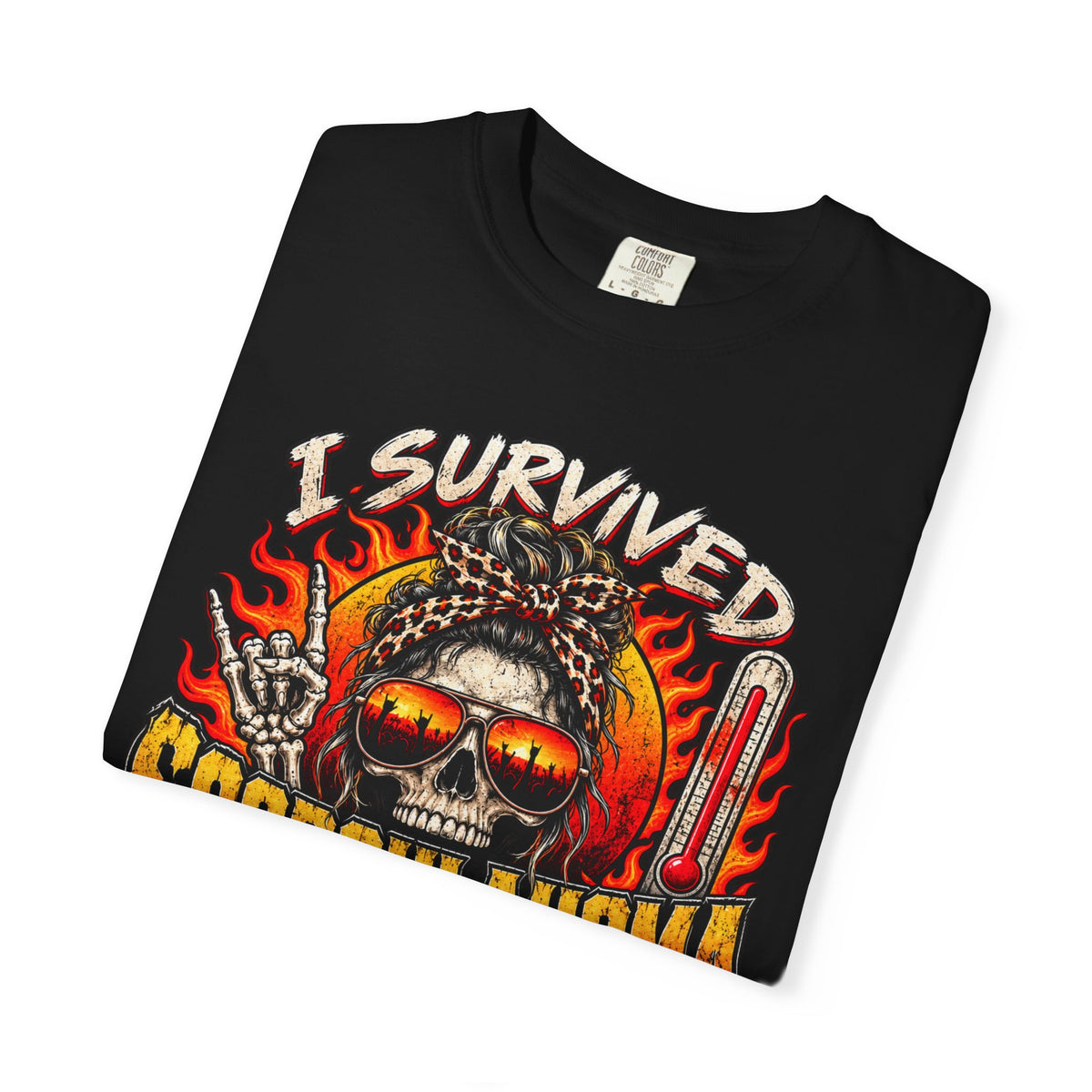 I Survived Scorchlahoma 2025 T-Shirt — Rock Festival Skull & Flames Souvenir
