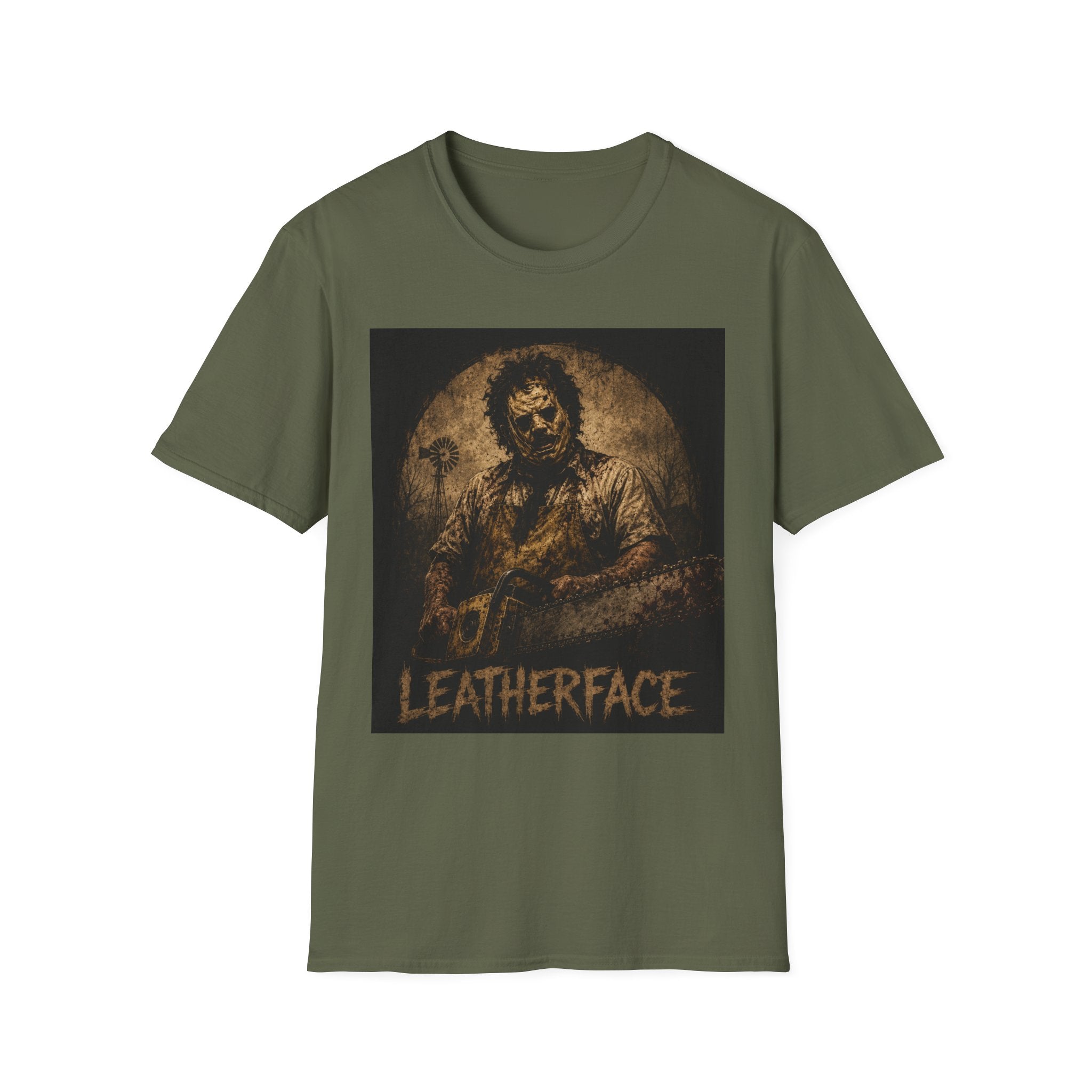 Leatherface Horror T-Shirt — Vintage Texas Chainsaw Graphic Tee