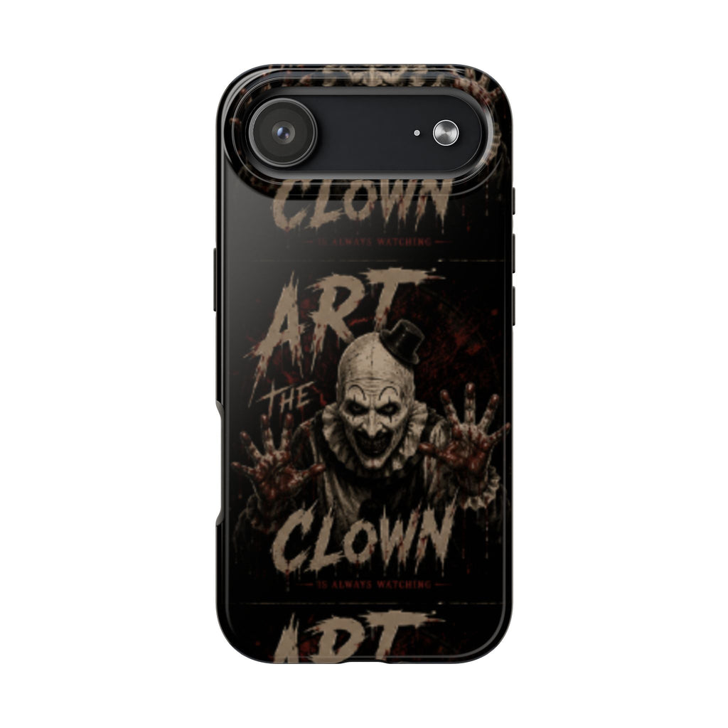 Horror Clown Tough Phone Case — 'Art the Clown' Scary Protective Cover