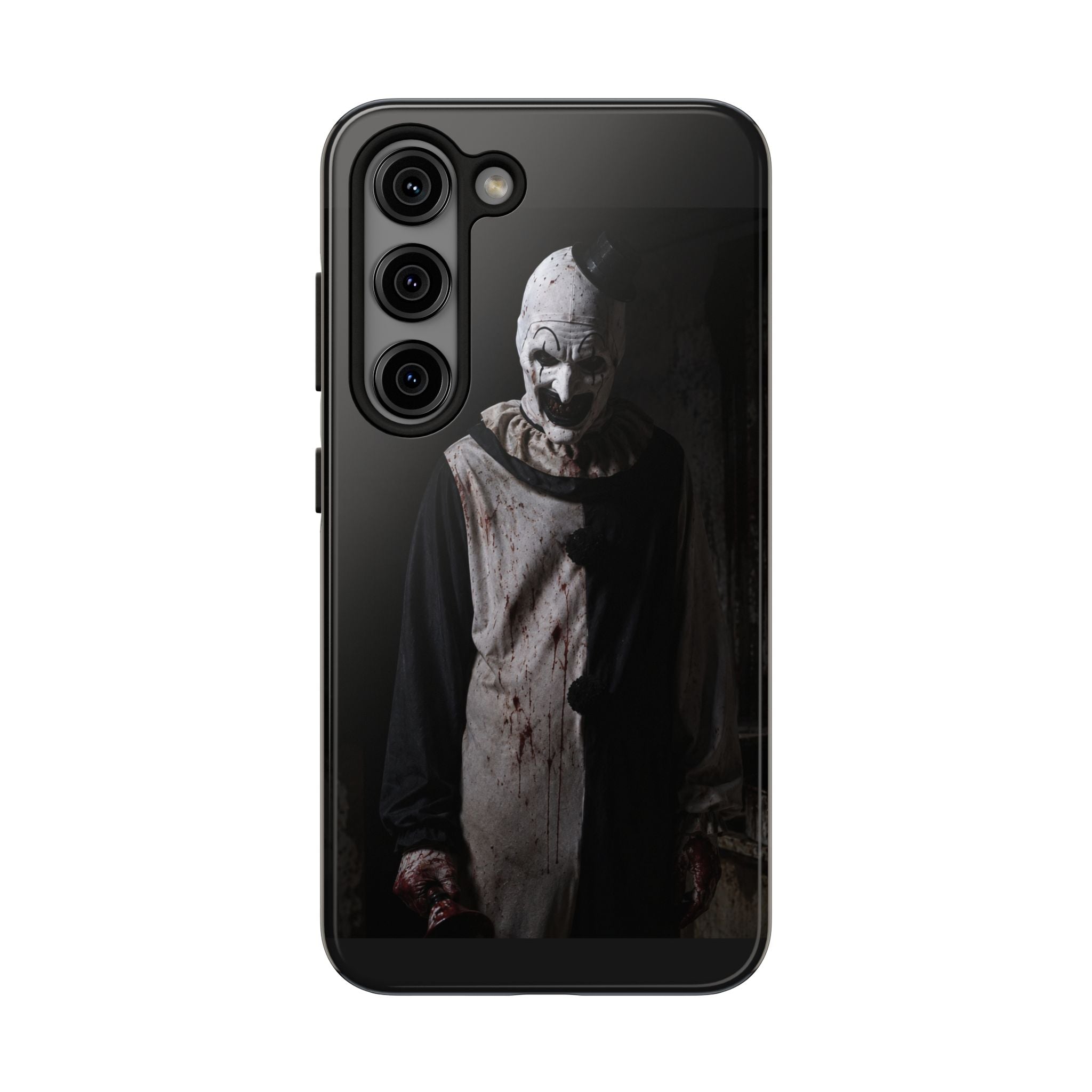 Horror Clown Tough Phone Case – Dark Scary Masked Killer Design for Halloween