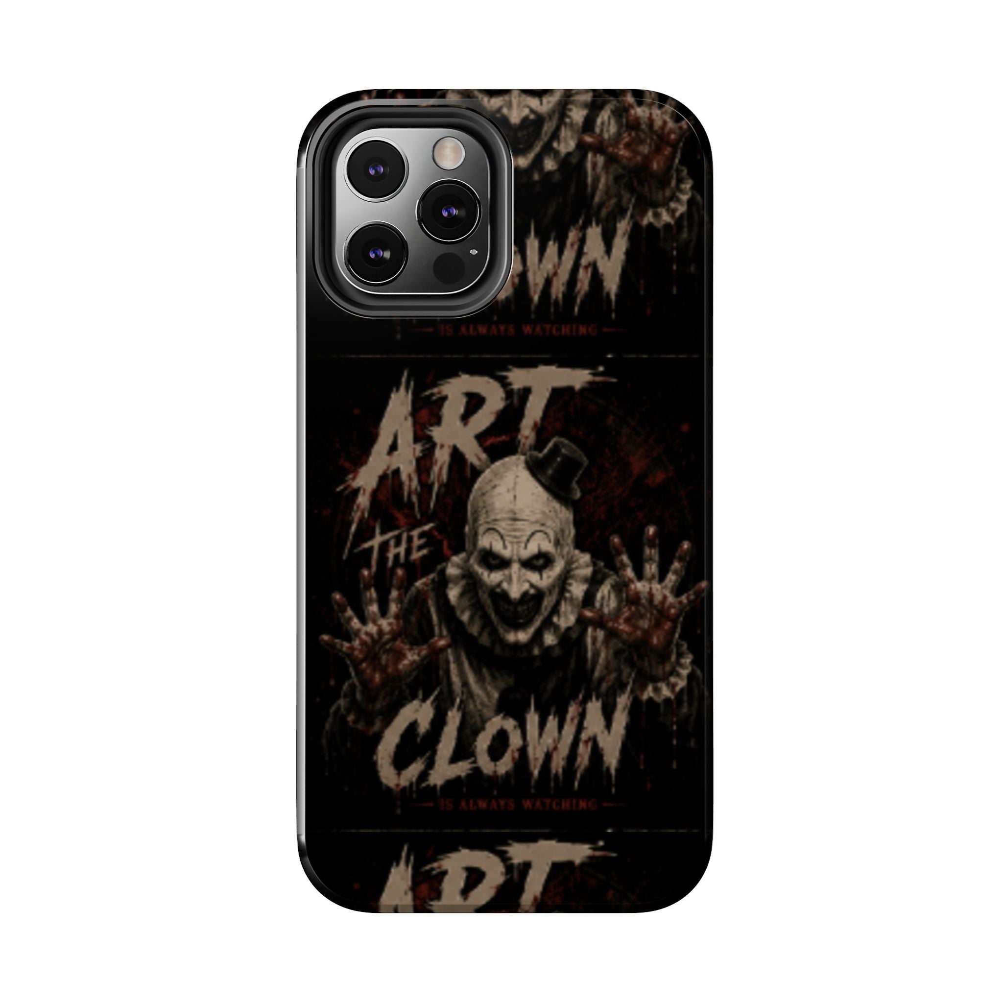 Horror Clown Tough Phone Case — 'Art the Clown' Scary Protective Cover