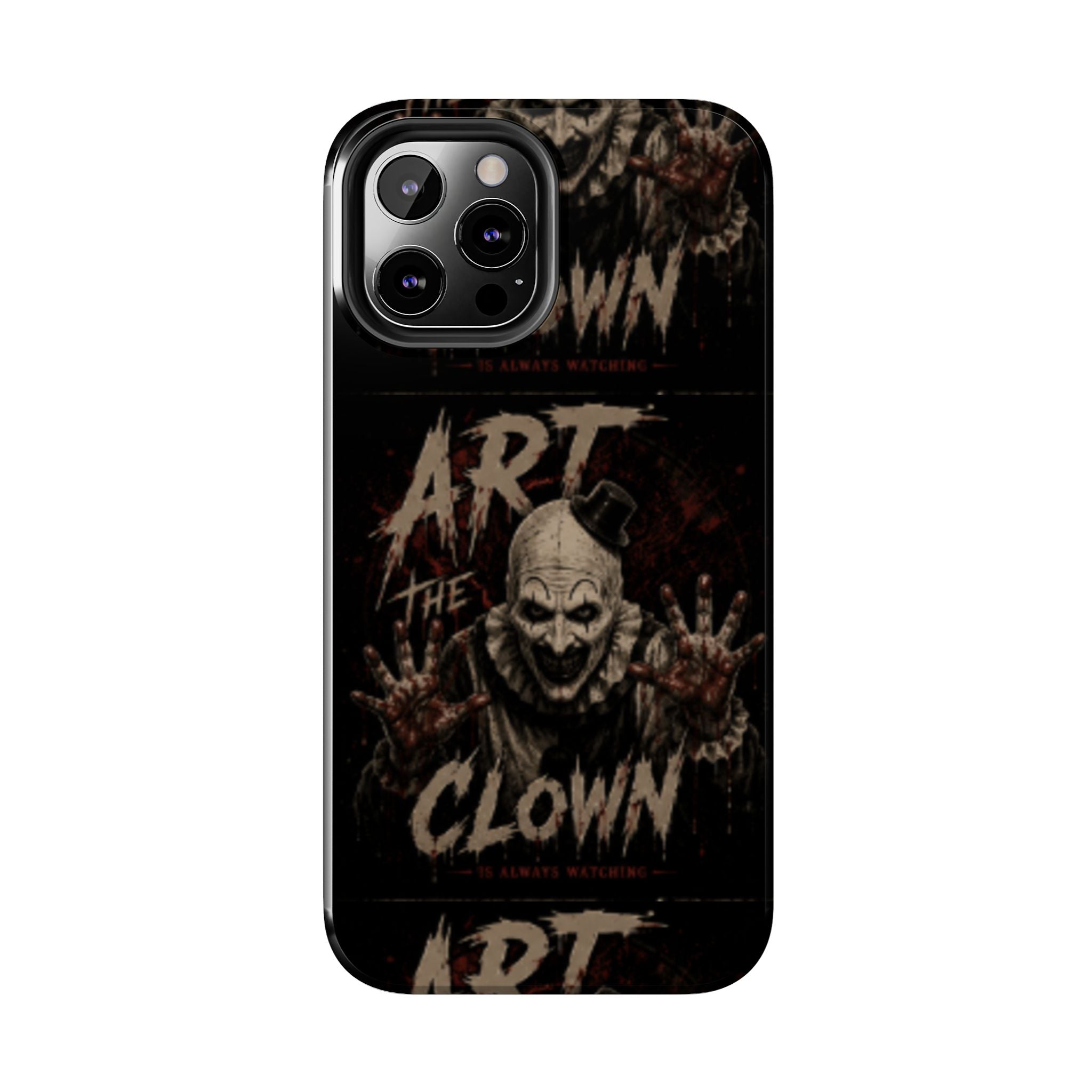 Horror Clown Tough Phone Case — 'Art the Clown' Scary Protective Cover