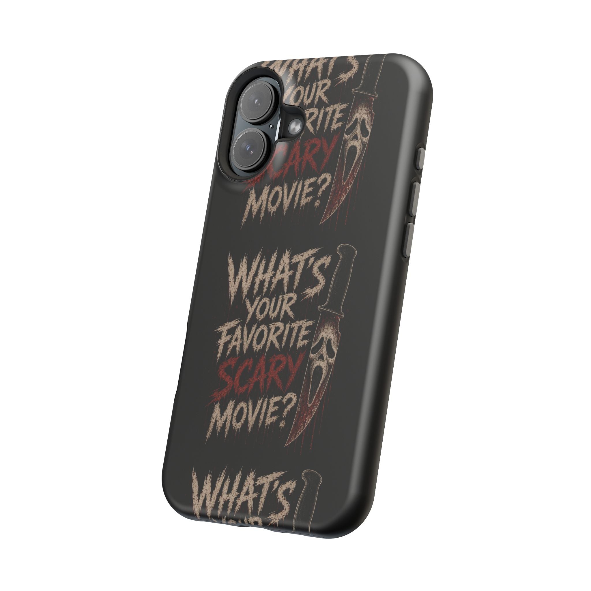 Scream 'What's Your Favorite Scary Movie?' Magnetic Impact Phone Case