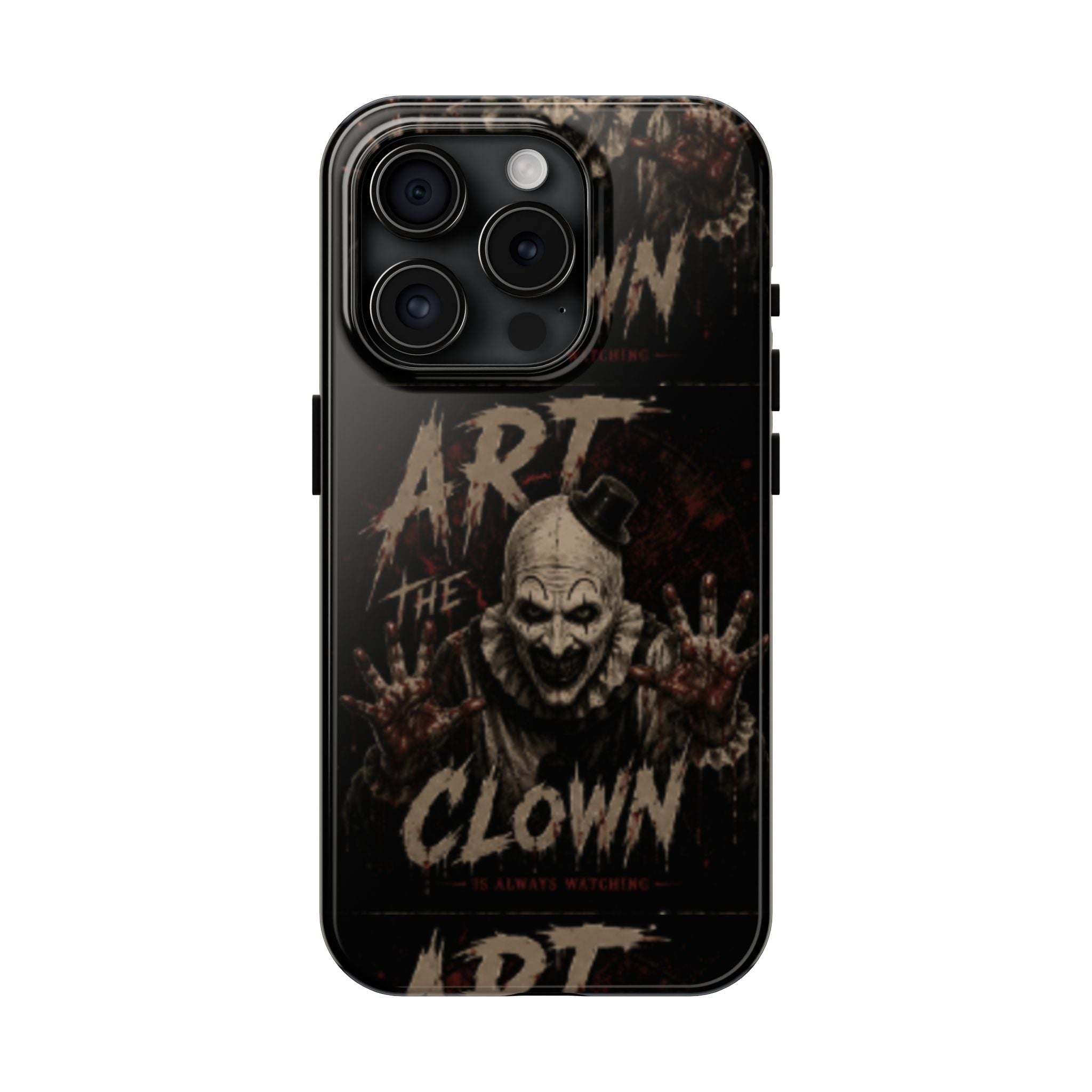 Horror Clown Tough Phone Case — 'Art the Clown' Scary Protective Cover