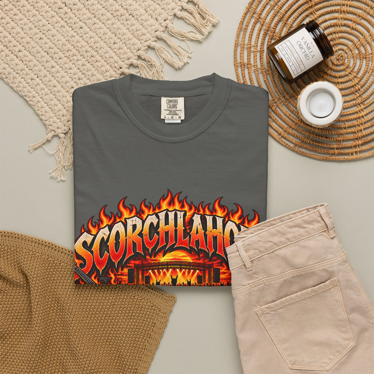 T-Shirt — Scorchlahoma 2026 Flame Graphic Tee