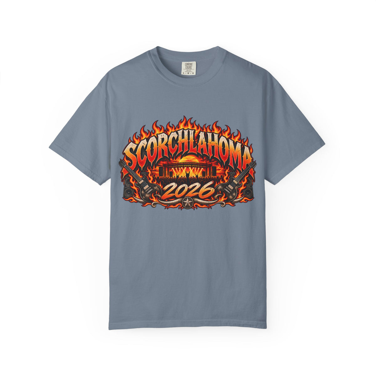 T-Shirt — Scorchlahoma 2026 Flame Graphic Tee