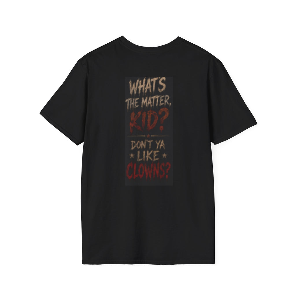 Creepy Vintage Clown Graphic T-Shirt — Horror Costume Tee