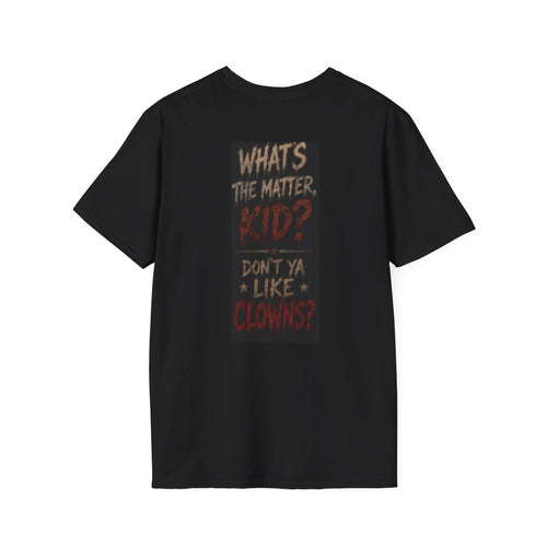 Creepy Vintage Clown Graphic T-Shirt — Horror Costume Tee