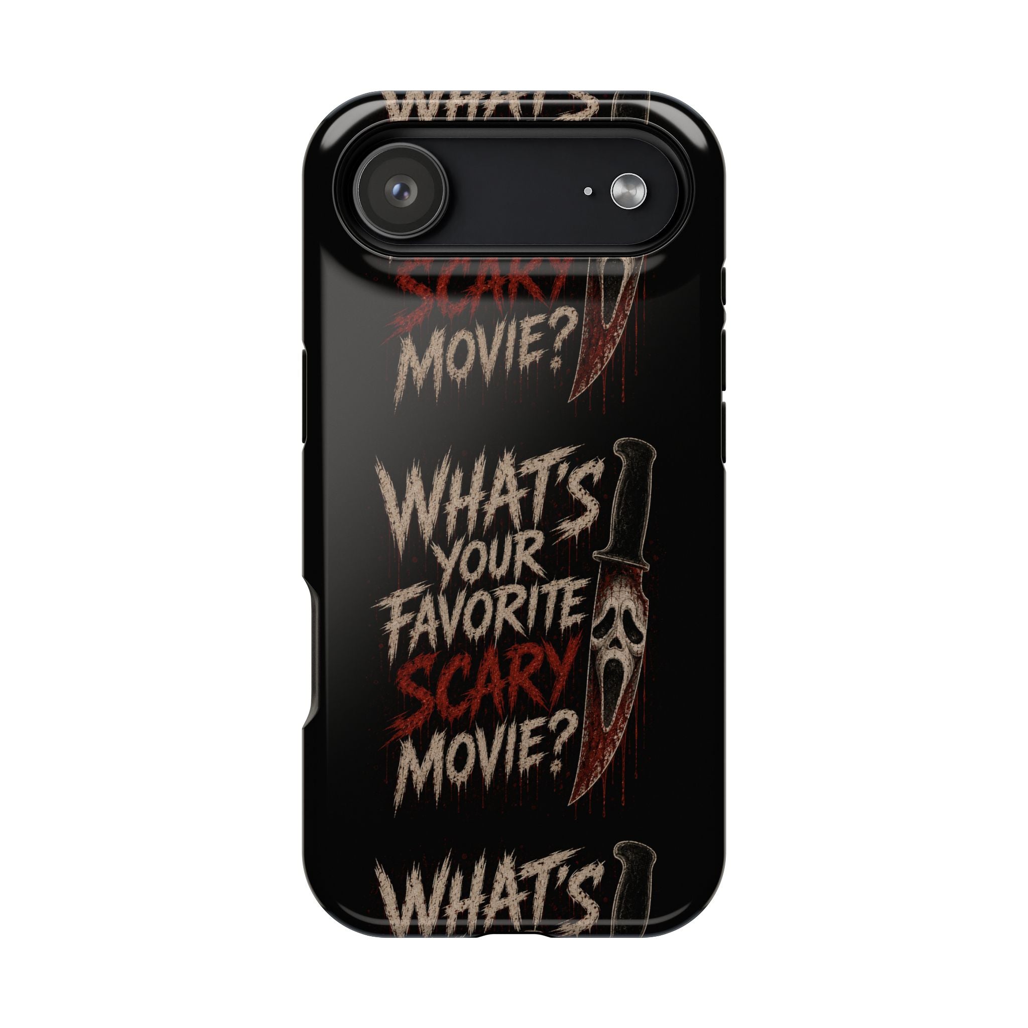 Scream 'What's Your Favorite Scary Movie?' Magnetic Impact Phone Case