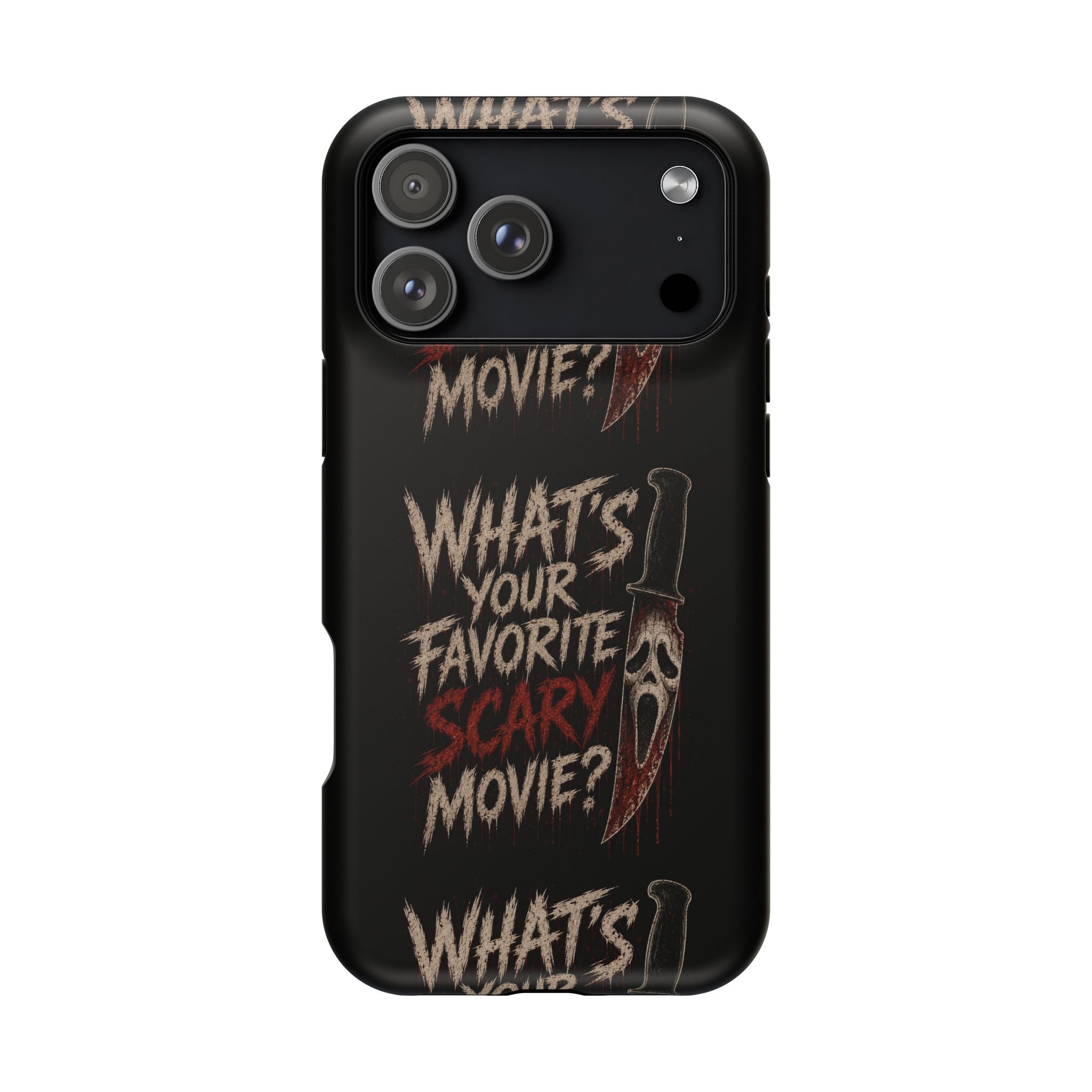 Scream 'What's Your Favorite Scary Movie?' Magnetic Impact Phone Case