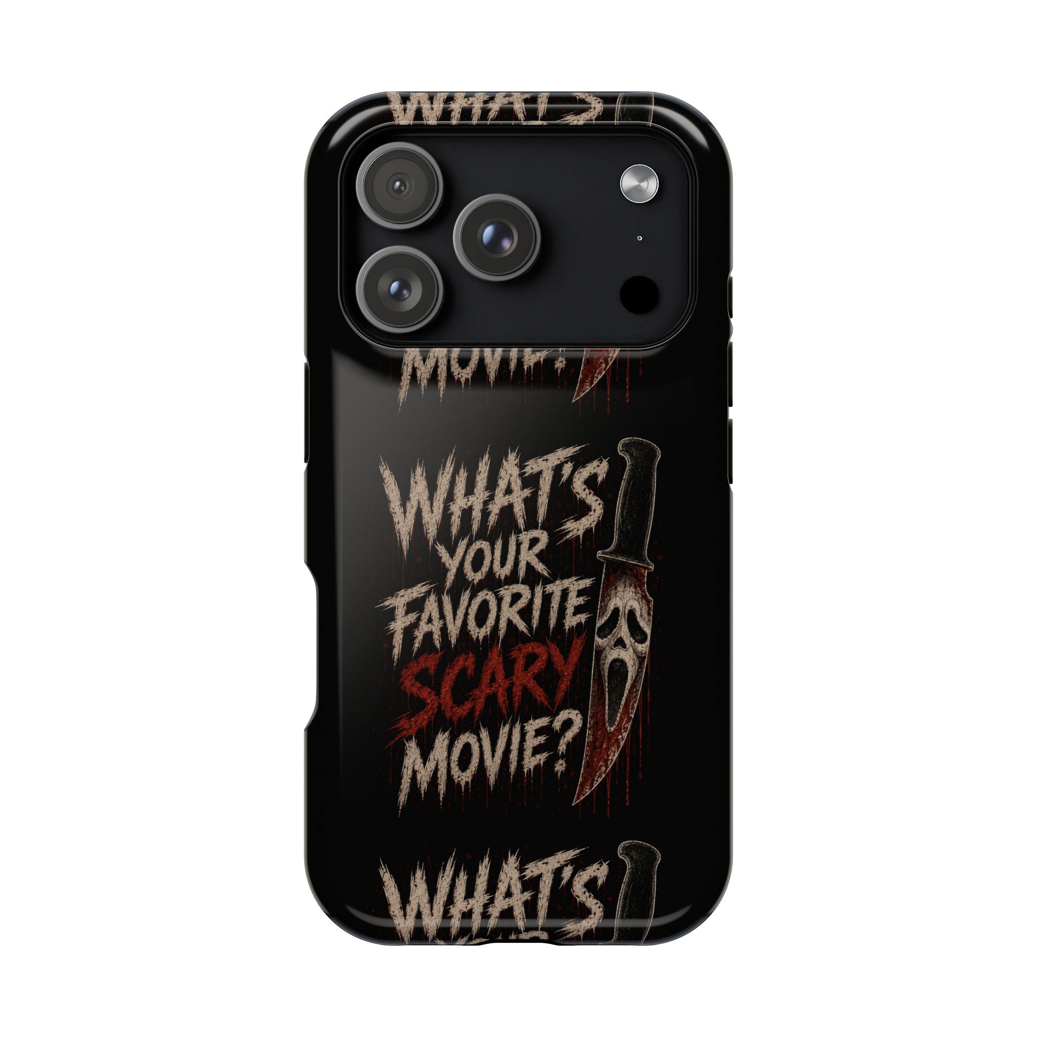 Scream 'What's Your Favorite Scary Movie?' Magnetic Impact Phone Case