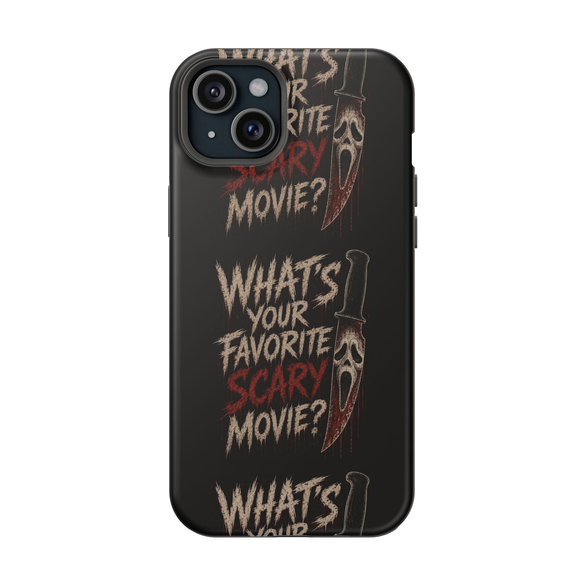 Scream 'What's Your Favorite Scary Movie?' Magnetic Impact Phone Case