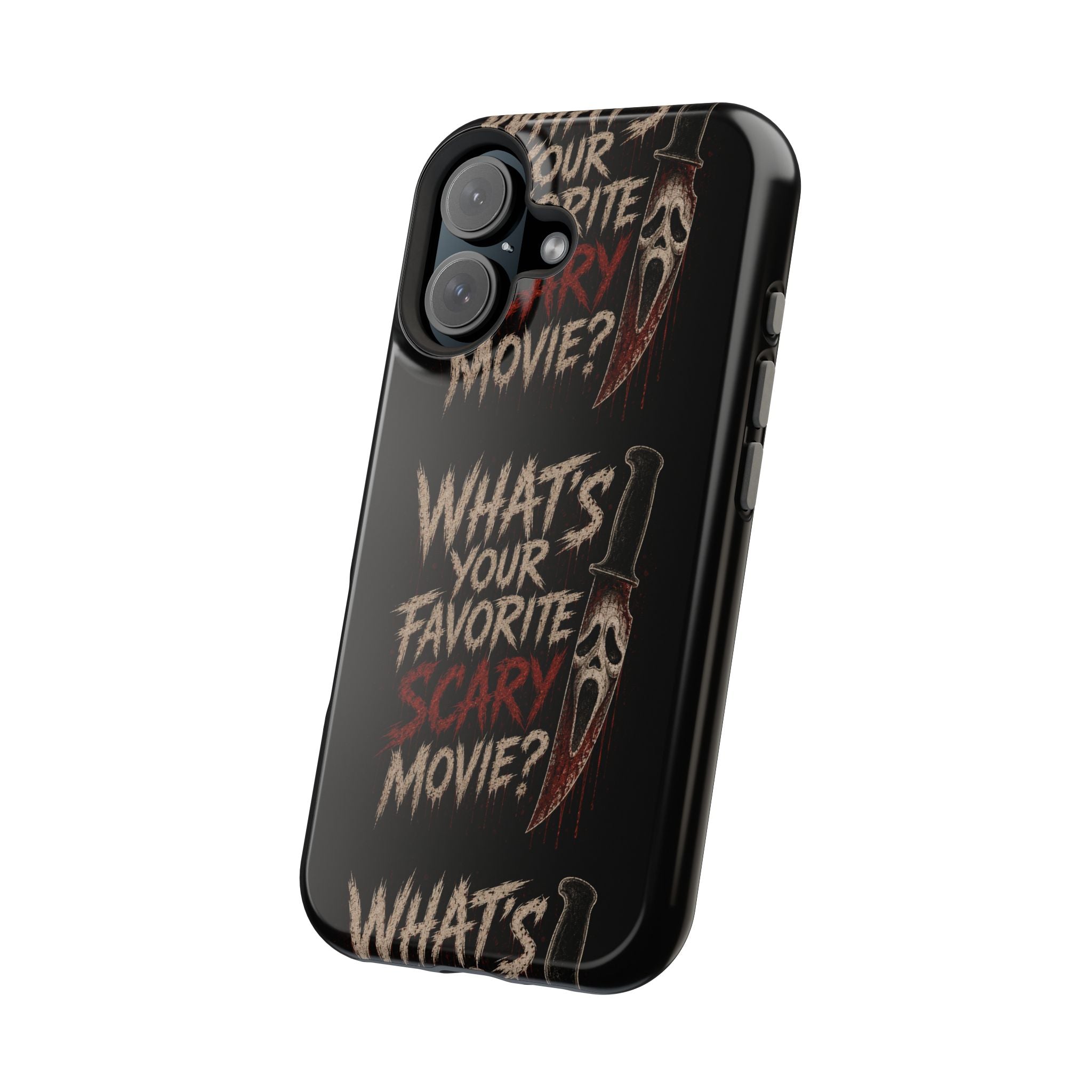 Scream 'What's Your Favorite Scary Movie?' Magnetic Impact Phone Case
