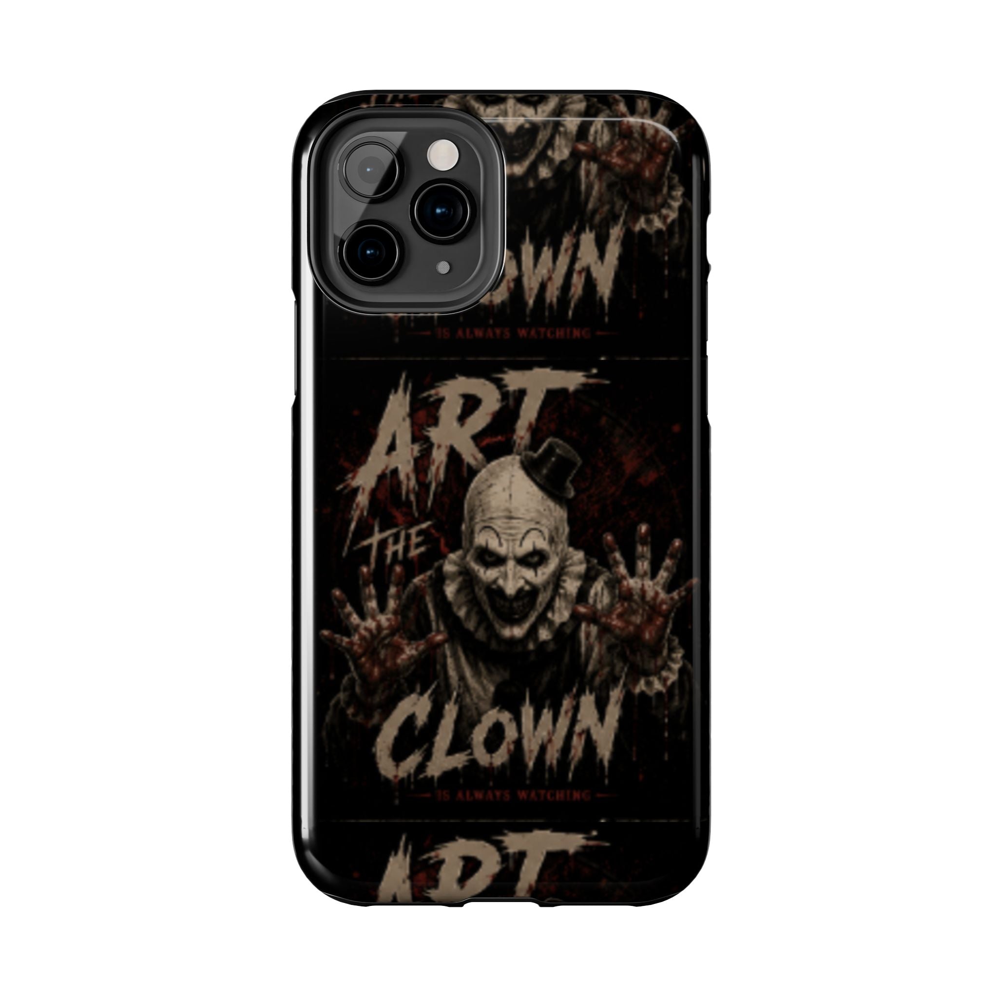 Horror Clown Tough Phone Case — 'Art the Clown' Scary Protective Cover