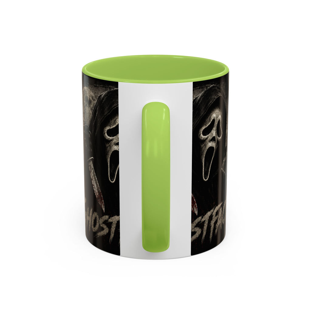Ghostface Horror Coffee Mug – Halloween Killer Mask Design (11/15 oz)