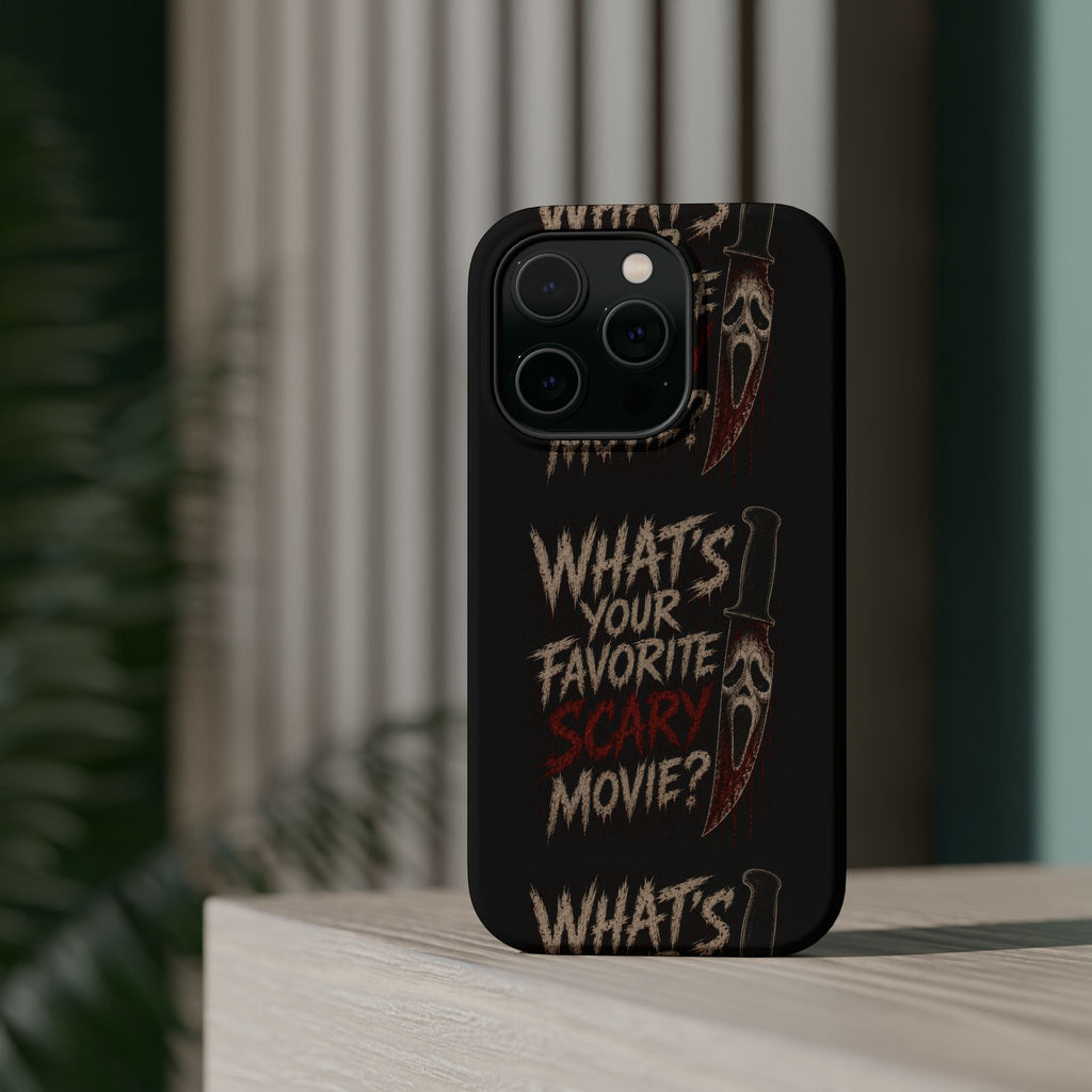 Scream 'What's Your Favorite Scary Movie?' Magnetic Impact Phone Case