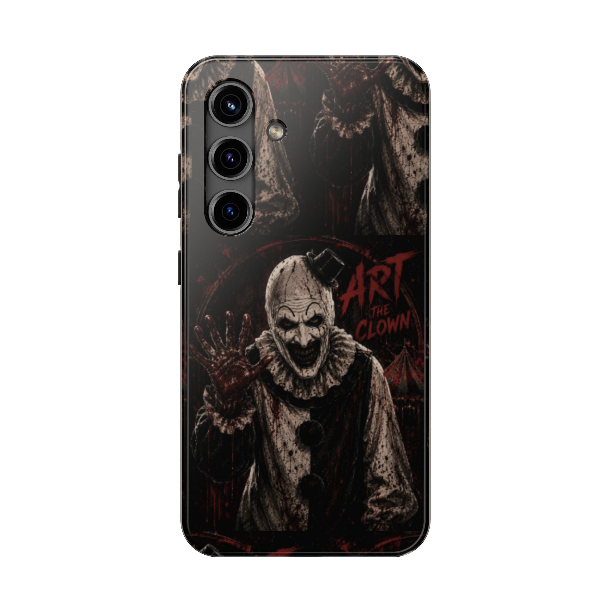 Horror Clown Tough Phone Case — 'Art the Clown' Scary Protective Cover