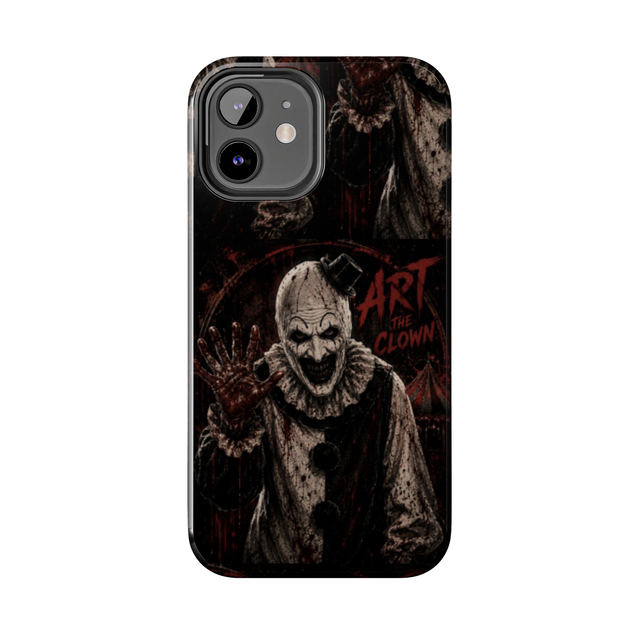 Horror Clown Tough Phone Case — 'Art the Clown' Scary Protective Cover