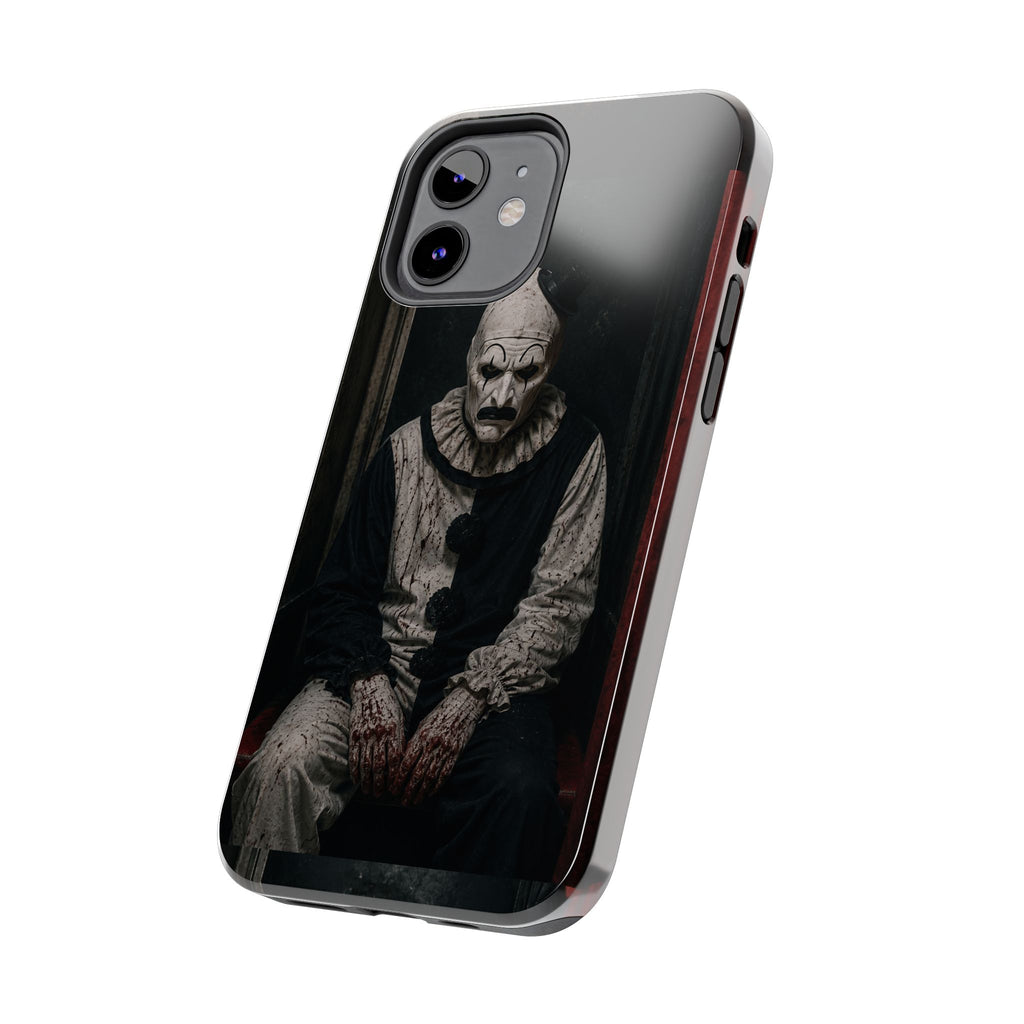 Horror Clown Tough Phone Case — Dark Creepy Circus Scary Protective Cover