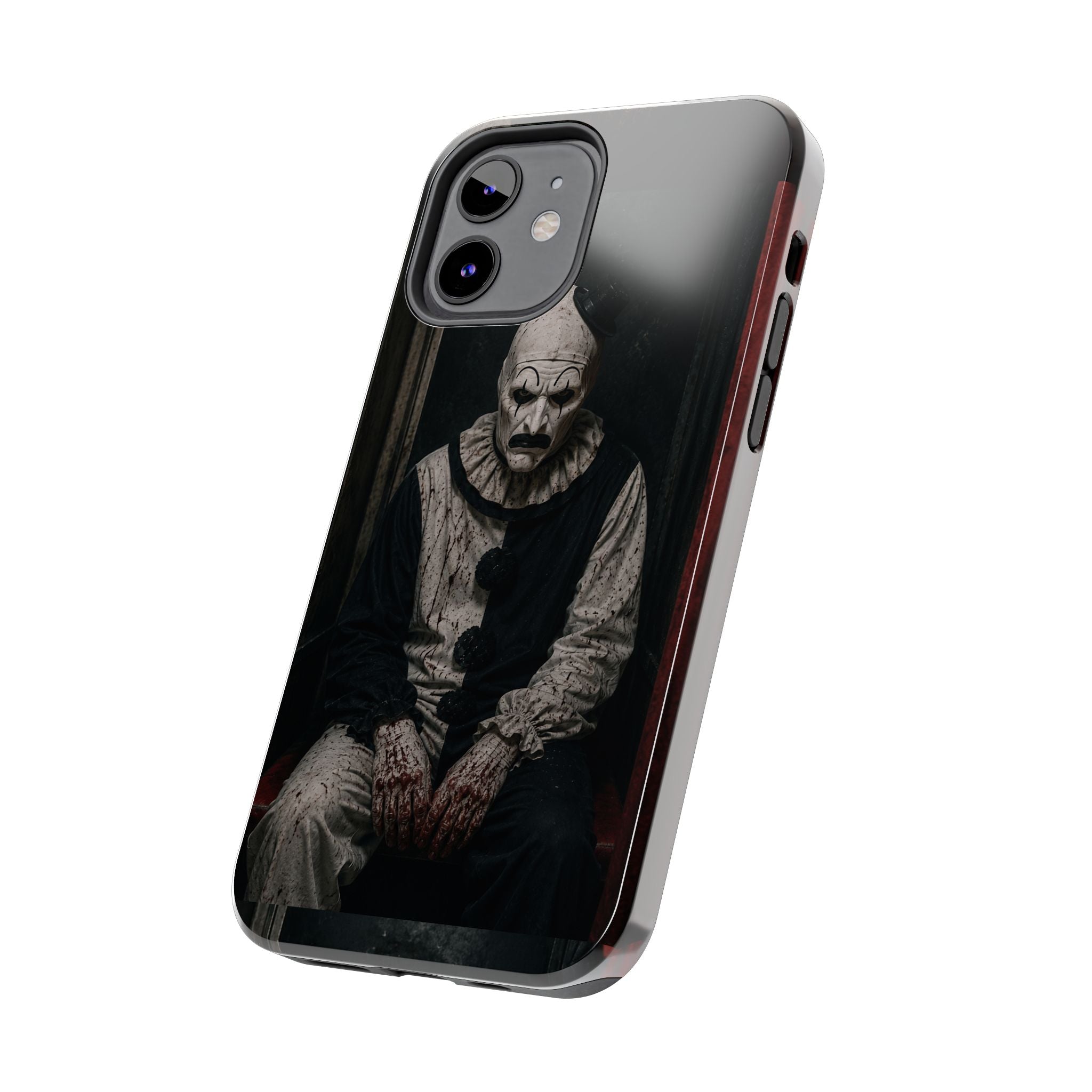 Horror Clown Tough Phone Case — Dark Creepy Circus Scary Protective Cover