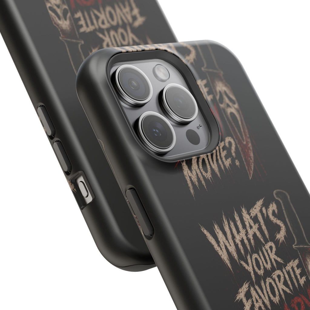 Scream 'What's Your Favorite Scary Movie?' Magnetic Impact Phone Case