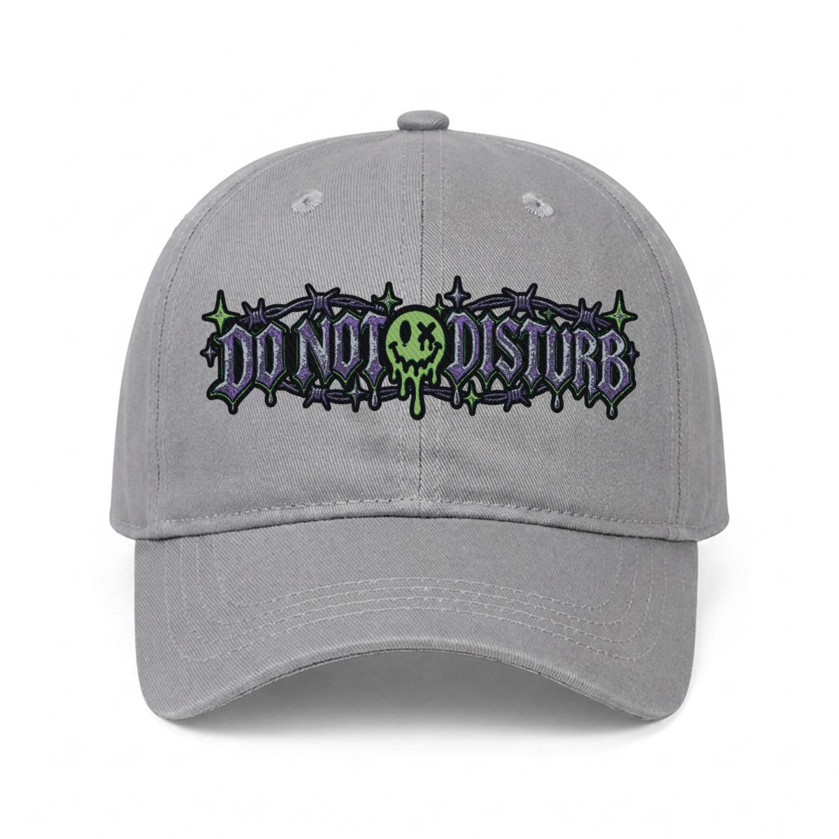Embroidery Soft-Crown Flat Cap