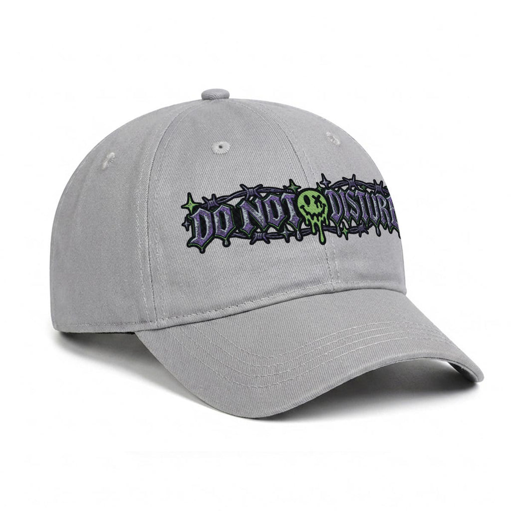 Embroidery Soft-Crown Flat Cap