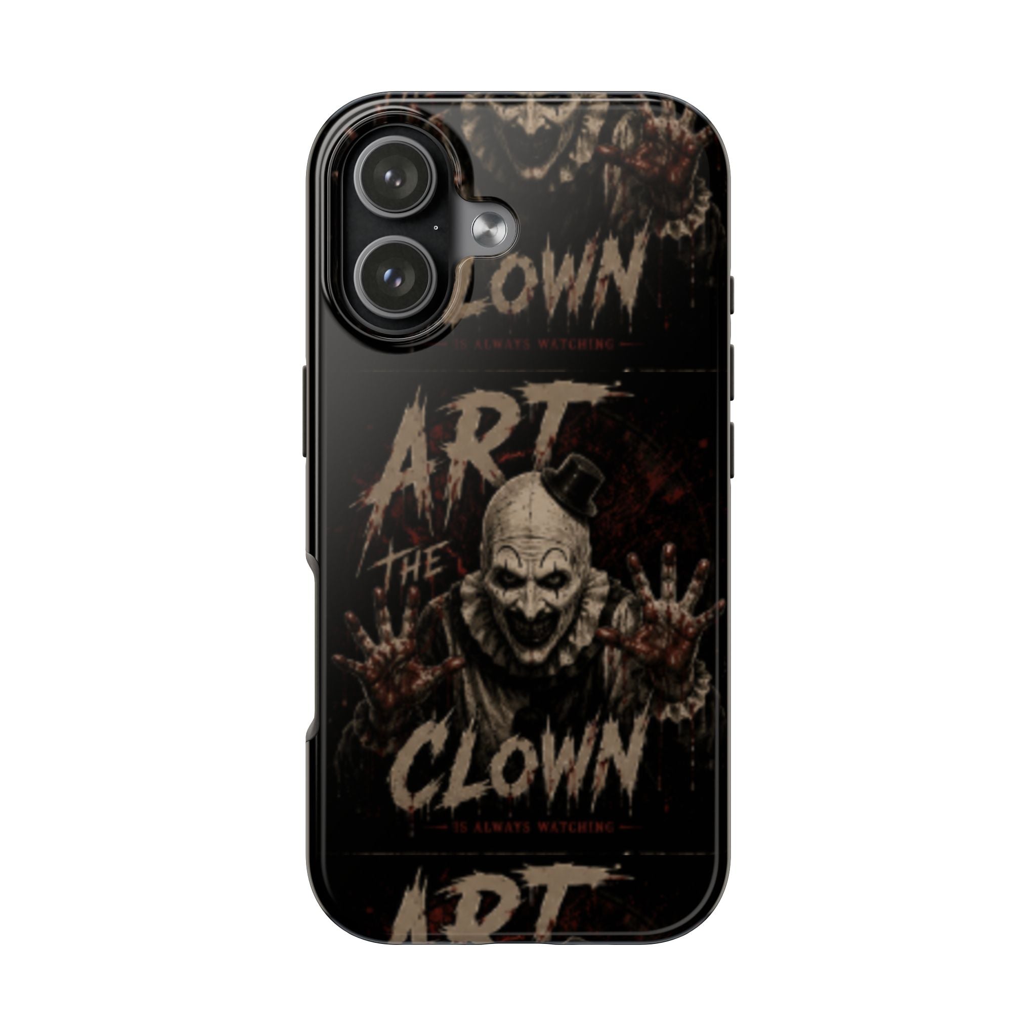Horror Clown Tough Phone Case — 'Art the Clown' Scary Protective Cover