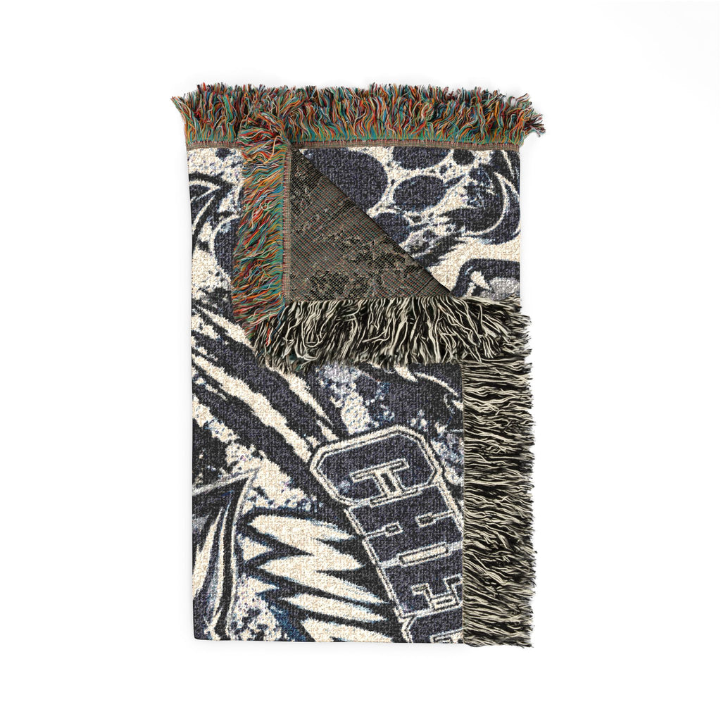 Wildcats Woven Throw Blanket – Mascot Logo Team Spirit
