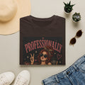 Professionally Unprofessional T-Shirt — Retro Femme Peace Sign Graphic Tee