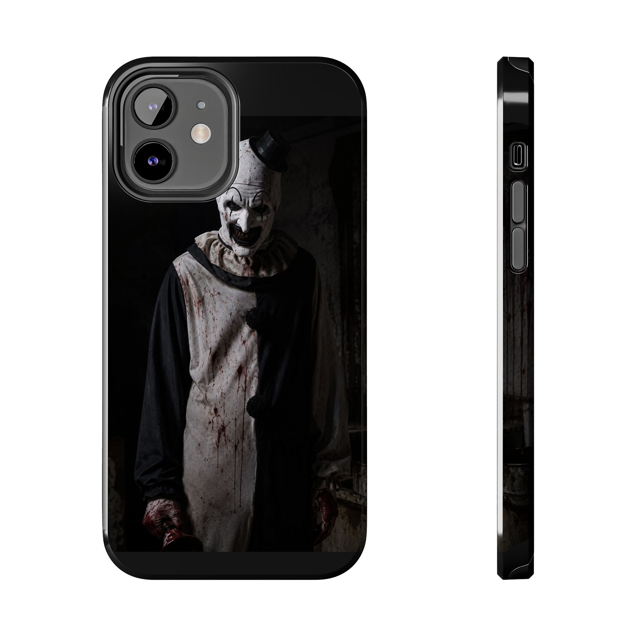 Horror Clown Tough Phone Case – Dark Scary Masked Killer Design for Halloween