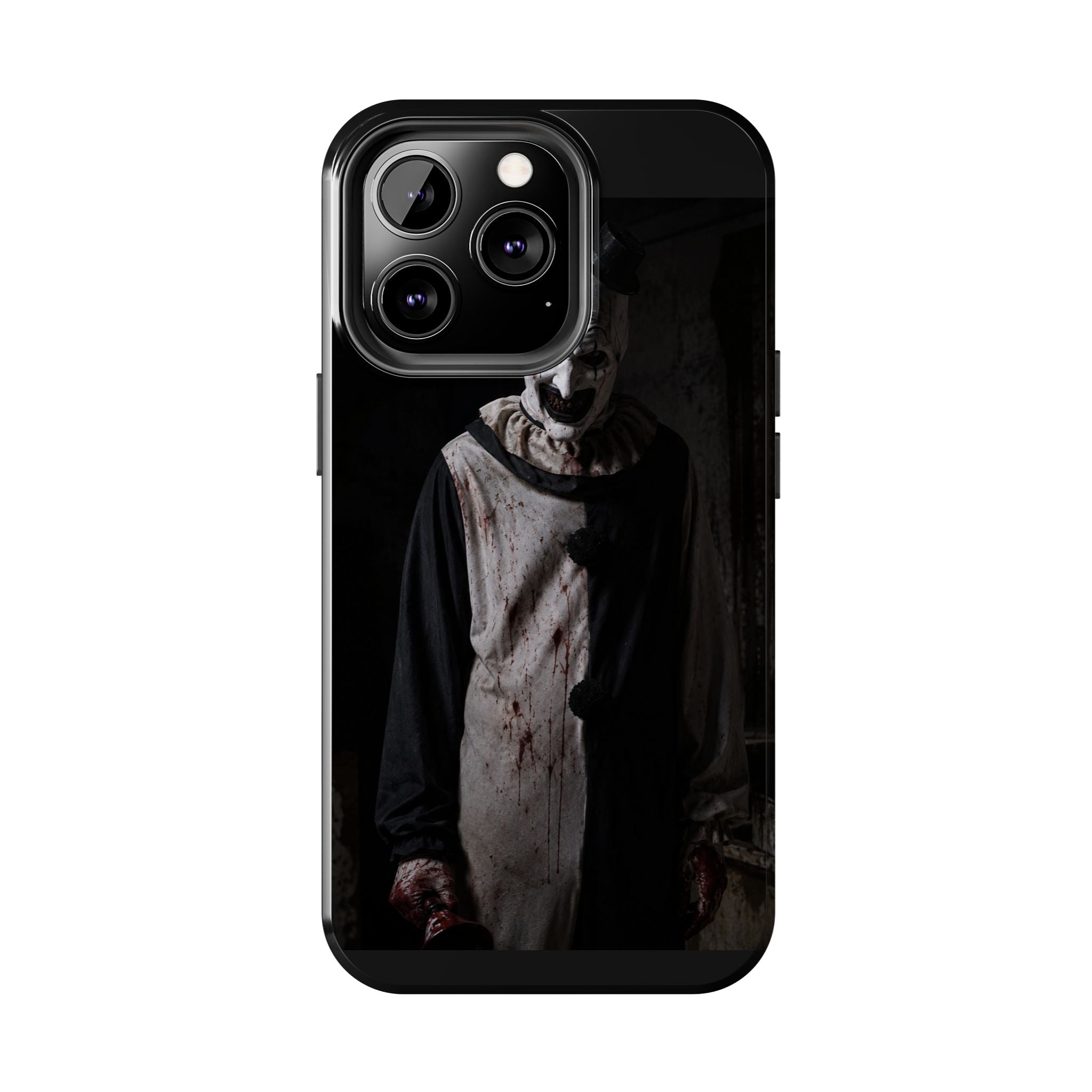 Horror Clown Tough Phone Case – Dark Scary Masked Killer Design for Halloween