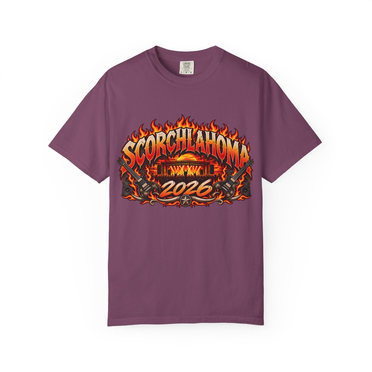 T-Shirt — Scorchlahoma 2026 Flame Graphic Tee